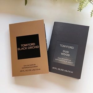 Tom Ford Black Orchid & Oud Wood Perfume Sample 2pcs